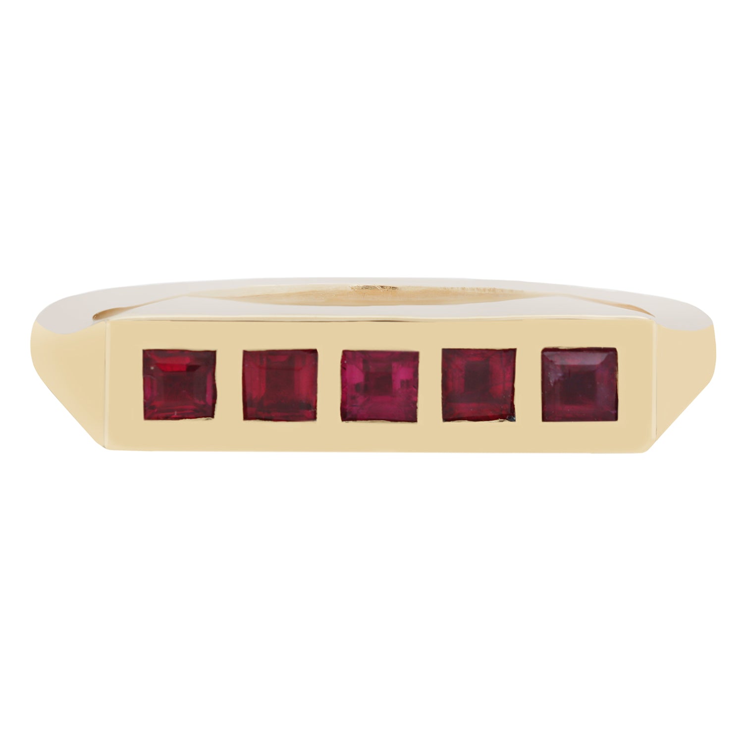Ruby Bar Ring