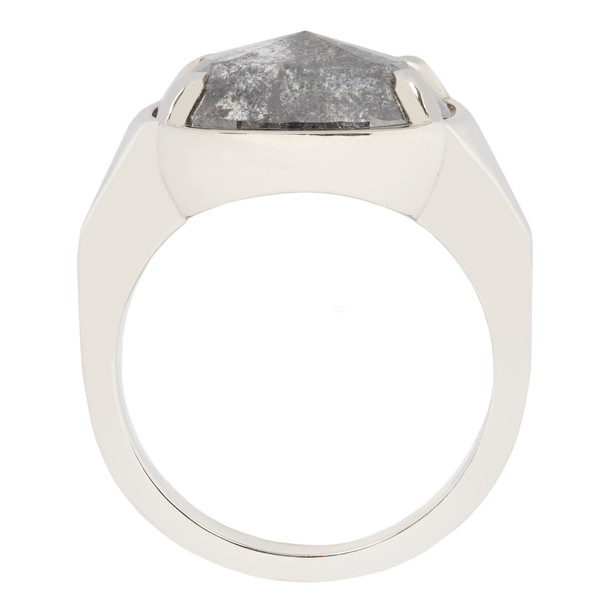 Lunar Diamond Empire Ring