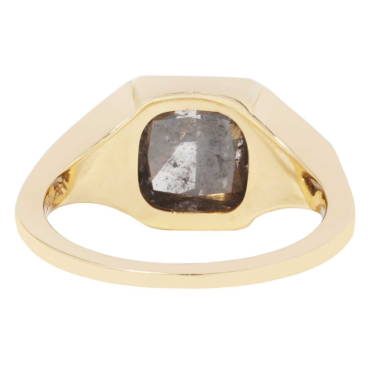 Stardust Diamond Signet Ring