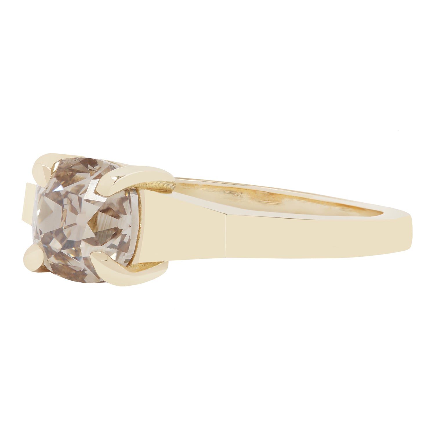 Champagne Diamond Mirage Ring