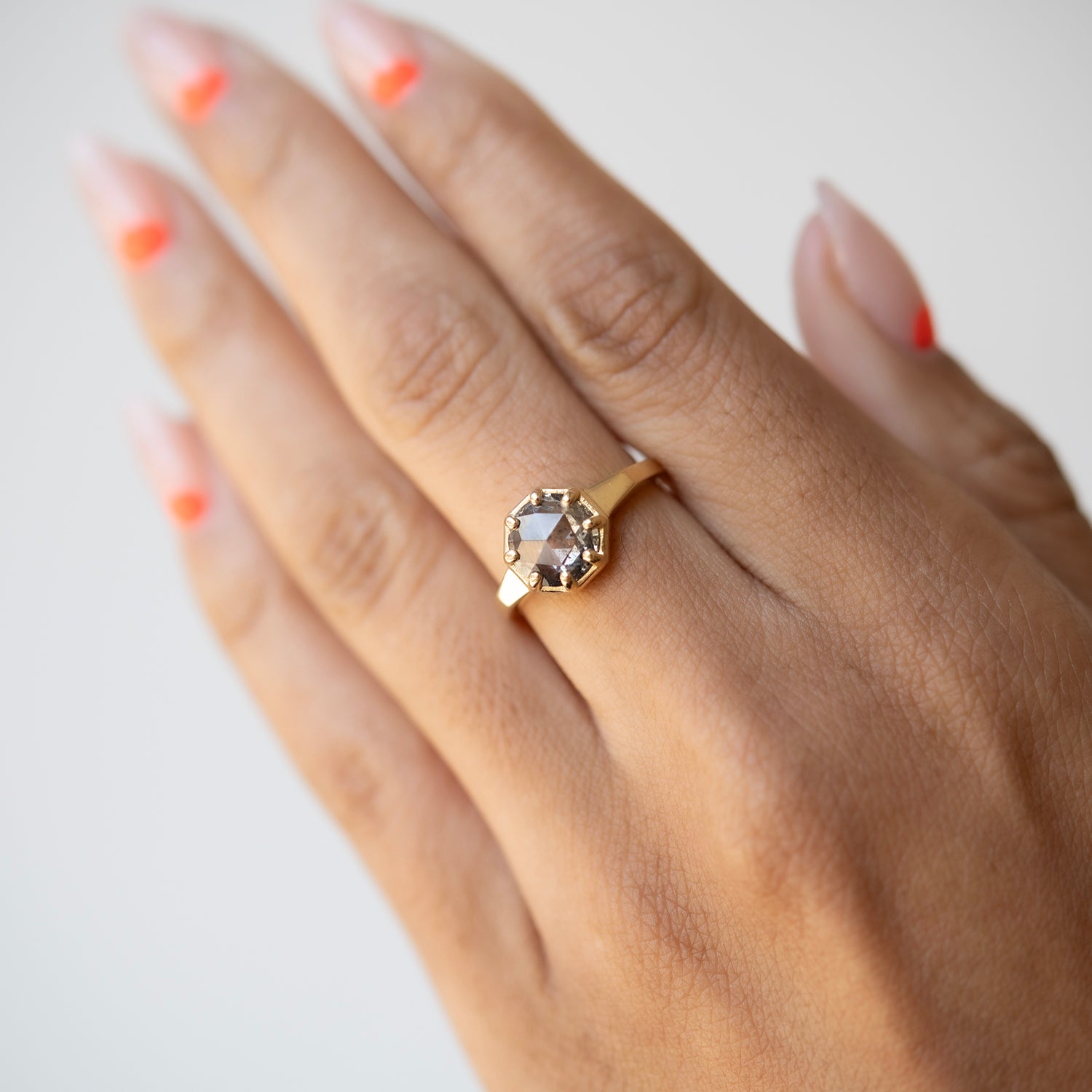 Galaxy Diamond Octagon Ring