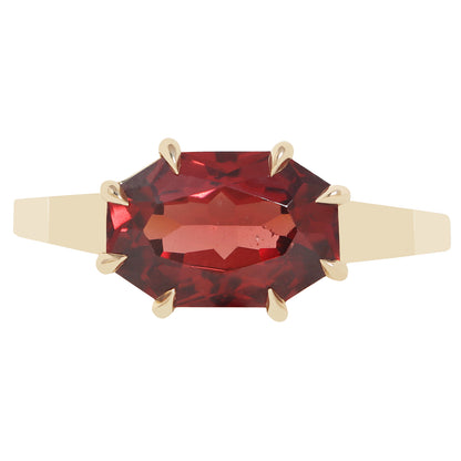 Crimson Garnet Siren Ring
