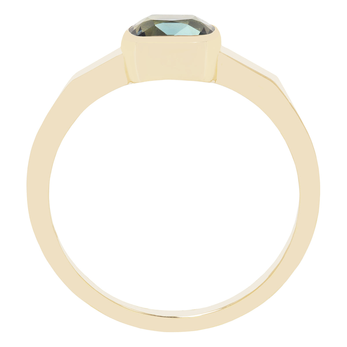 Ocean Blue Sapphire Mojave Ring