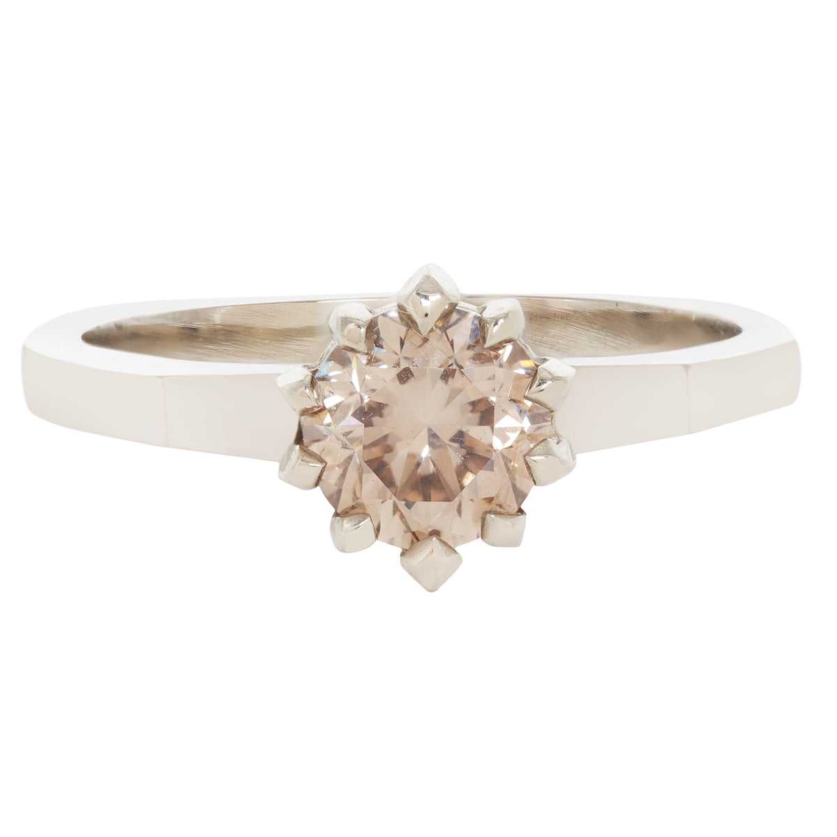 Champagne Diamond Soirée Ring