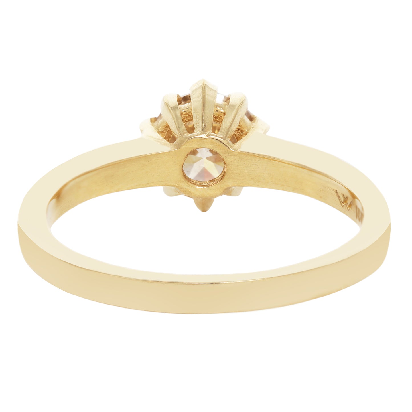 Champagne Diamond Soirée Ring