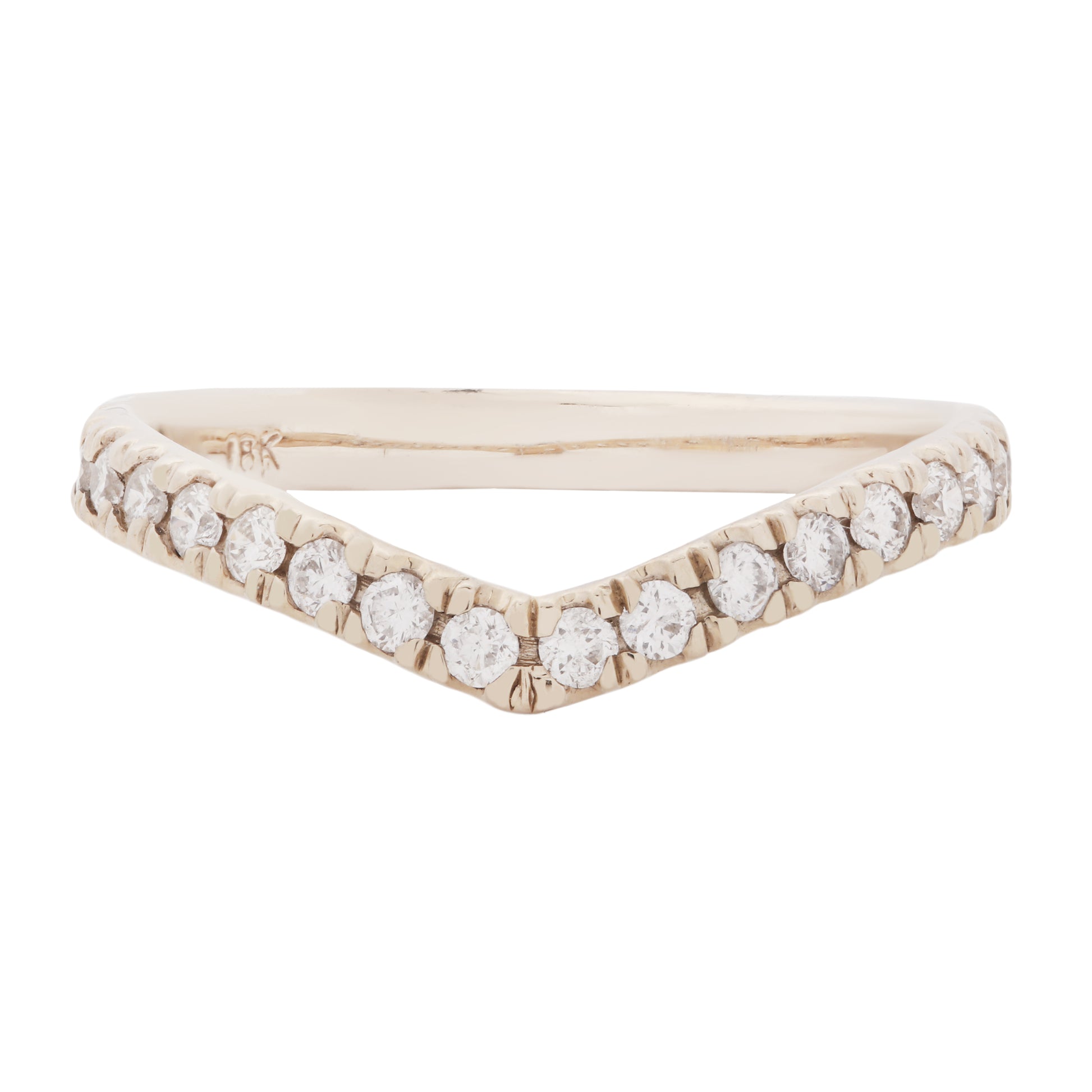 Wishbone Half Eternity Band