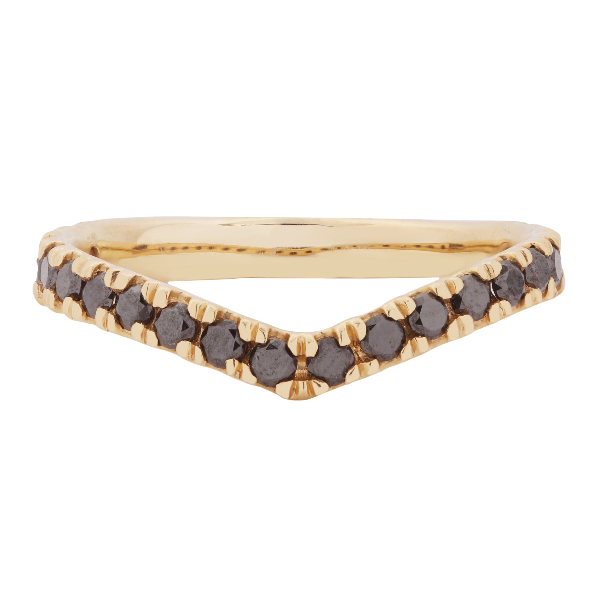 Wishbone Half Eternity Band