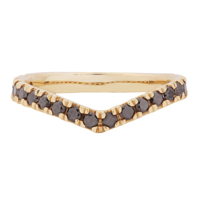 Wishbone Half Eternity Band