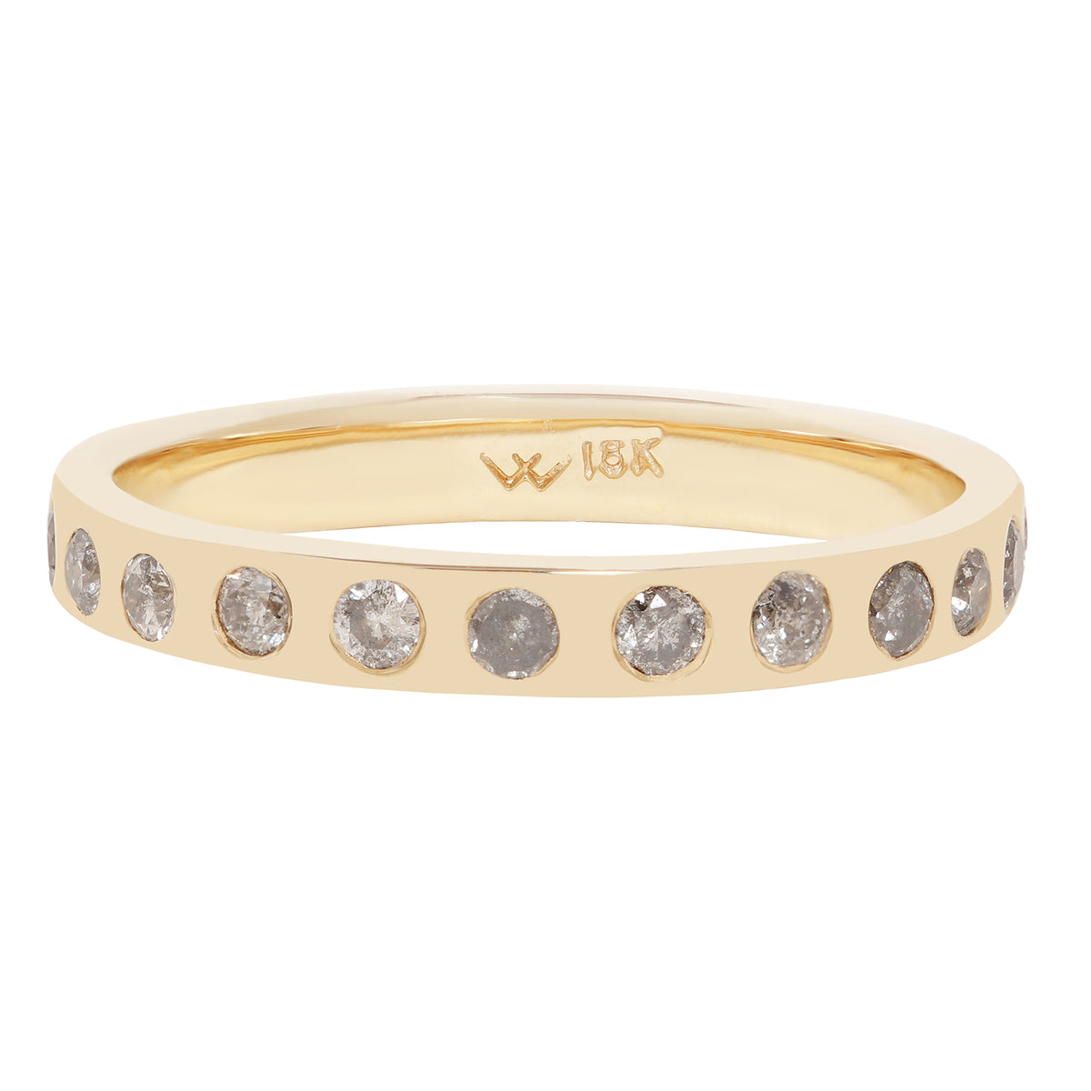 Gray Diamond Eternity Band