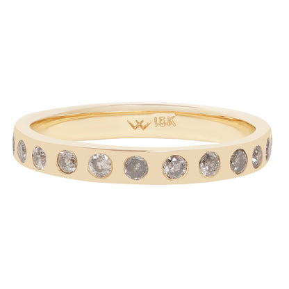 Gray Diamond Eternity Band