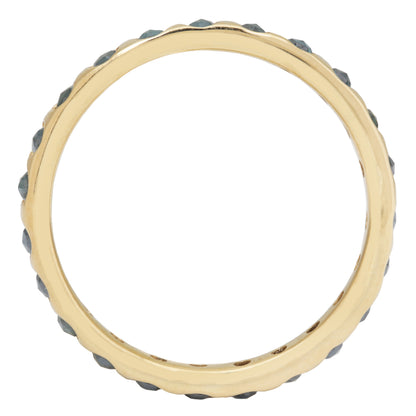 Green Diamond Eternity Band