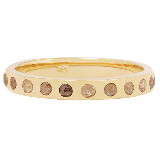 Brown Diamond Eternity Band