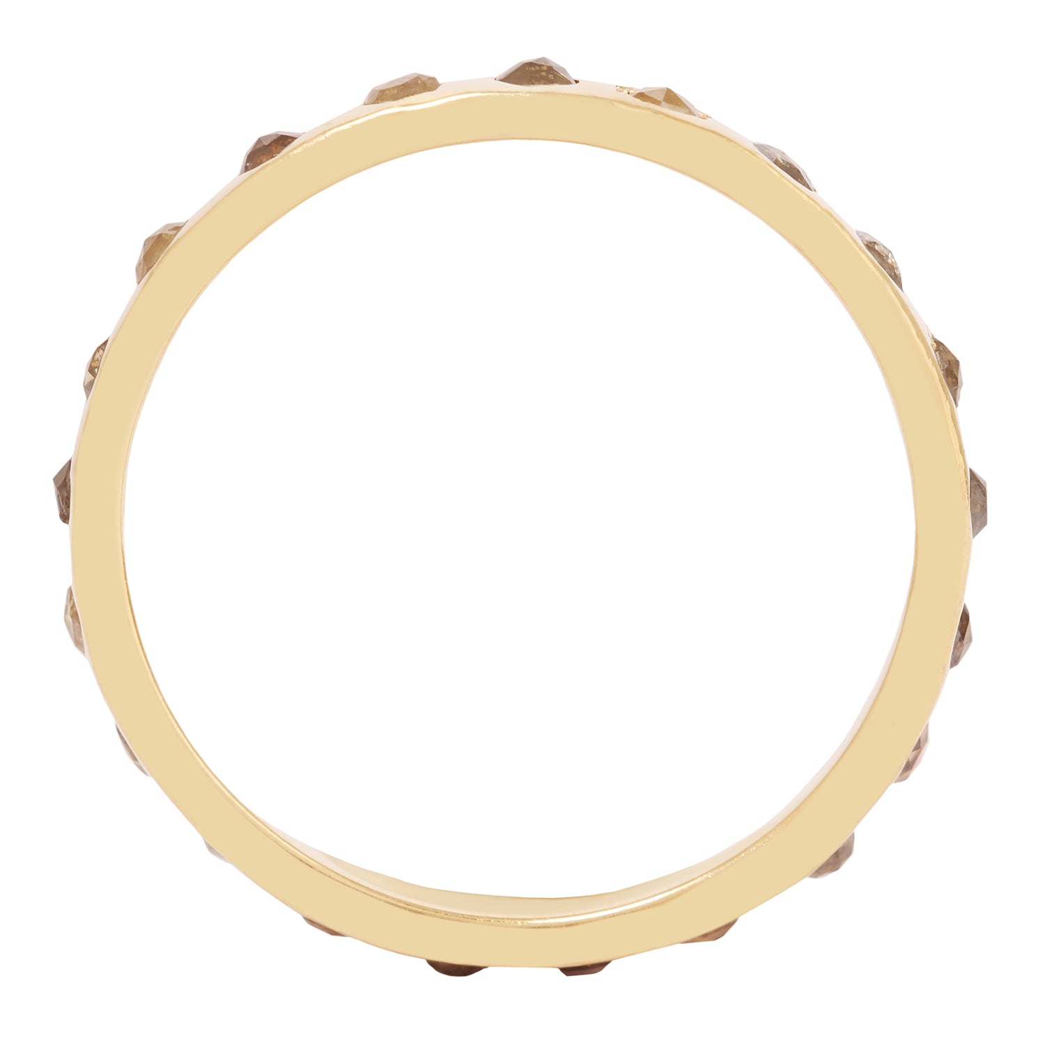 Brown Diamond Eternity Band
