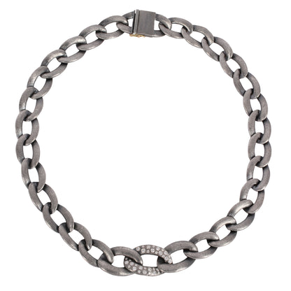 Alicia Diamond Link Necklace