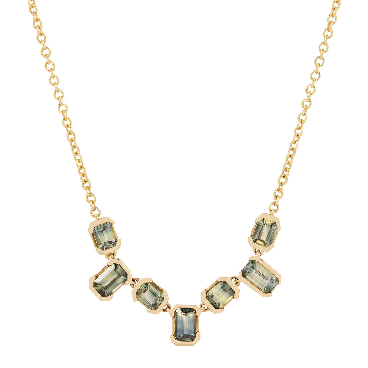 The Lattice Sapphire Necklace