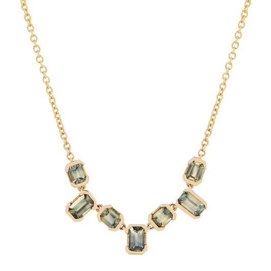 The Lattice Sapphire Necklace