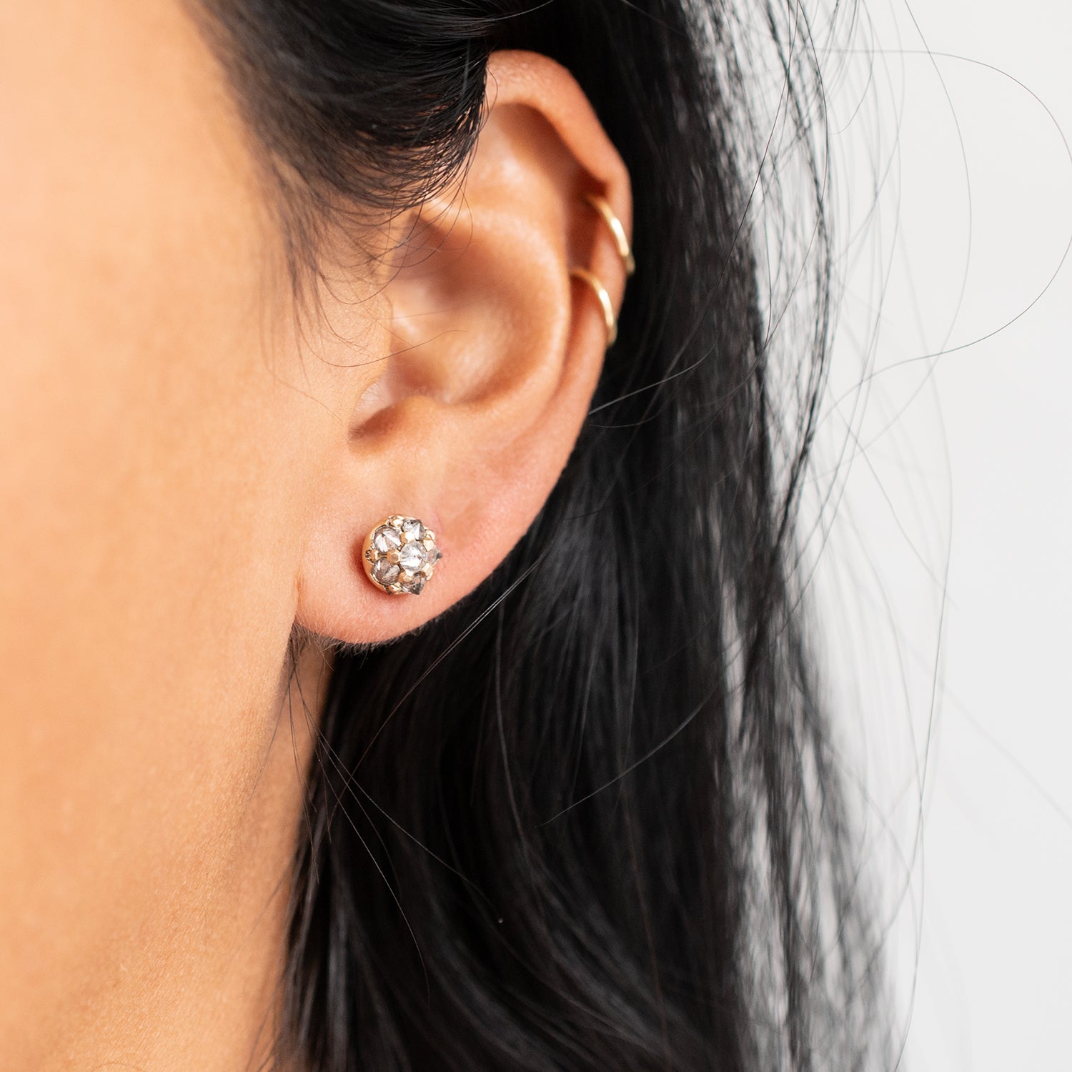 Large Diamond Uni Studs
