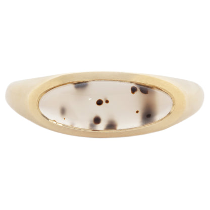 Dendritic Agate Slab Ring