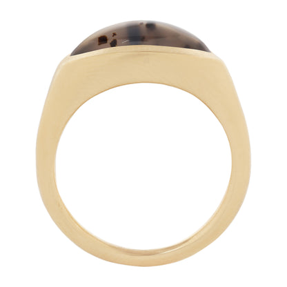 Dendritic Agate Slab Ring
