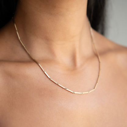 Light Bar Chain Necklace