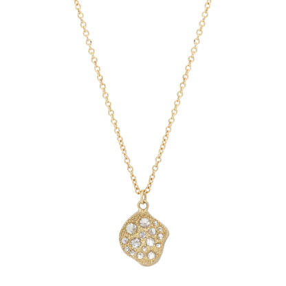 Concave Pod Diamond Necklace