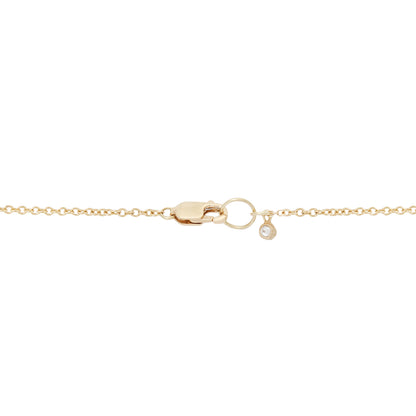 Concave Pod Diamond Necklace