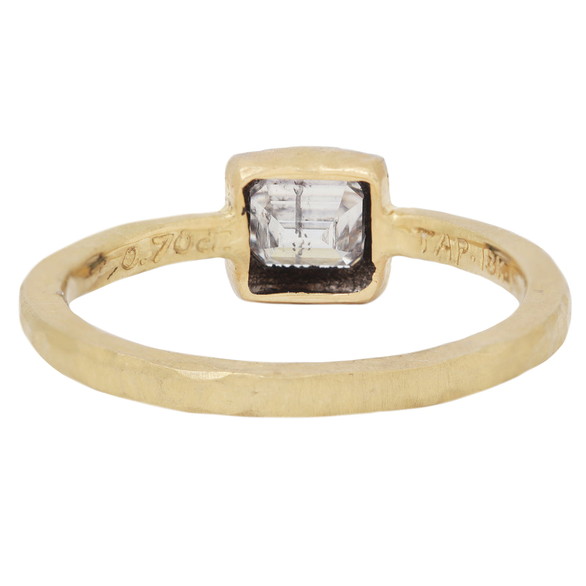 Dark Halo Diamond Ring