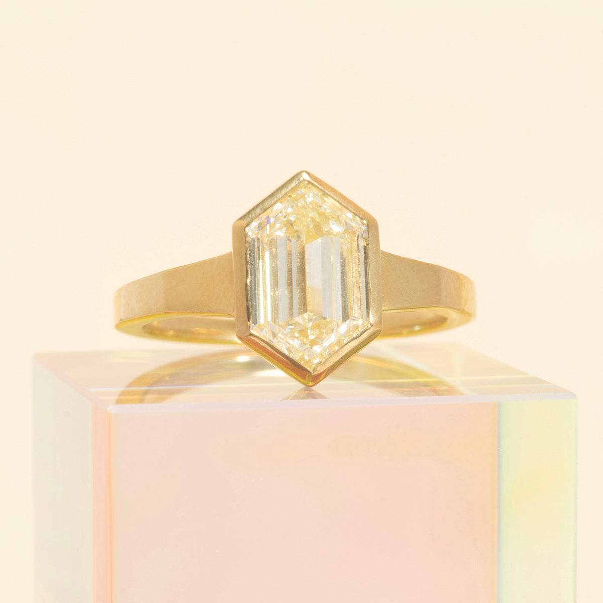 Keystone Diamond Ring