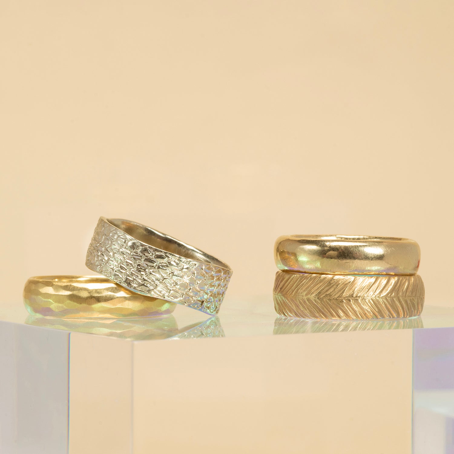 Wide Feather Band