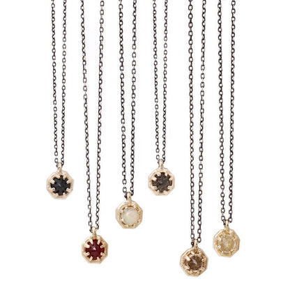 Small Spinel Octagon Necklace