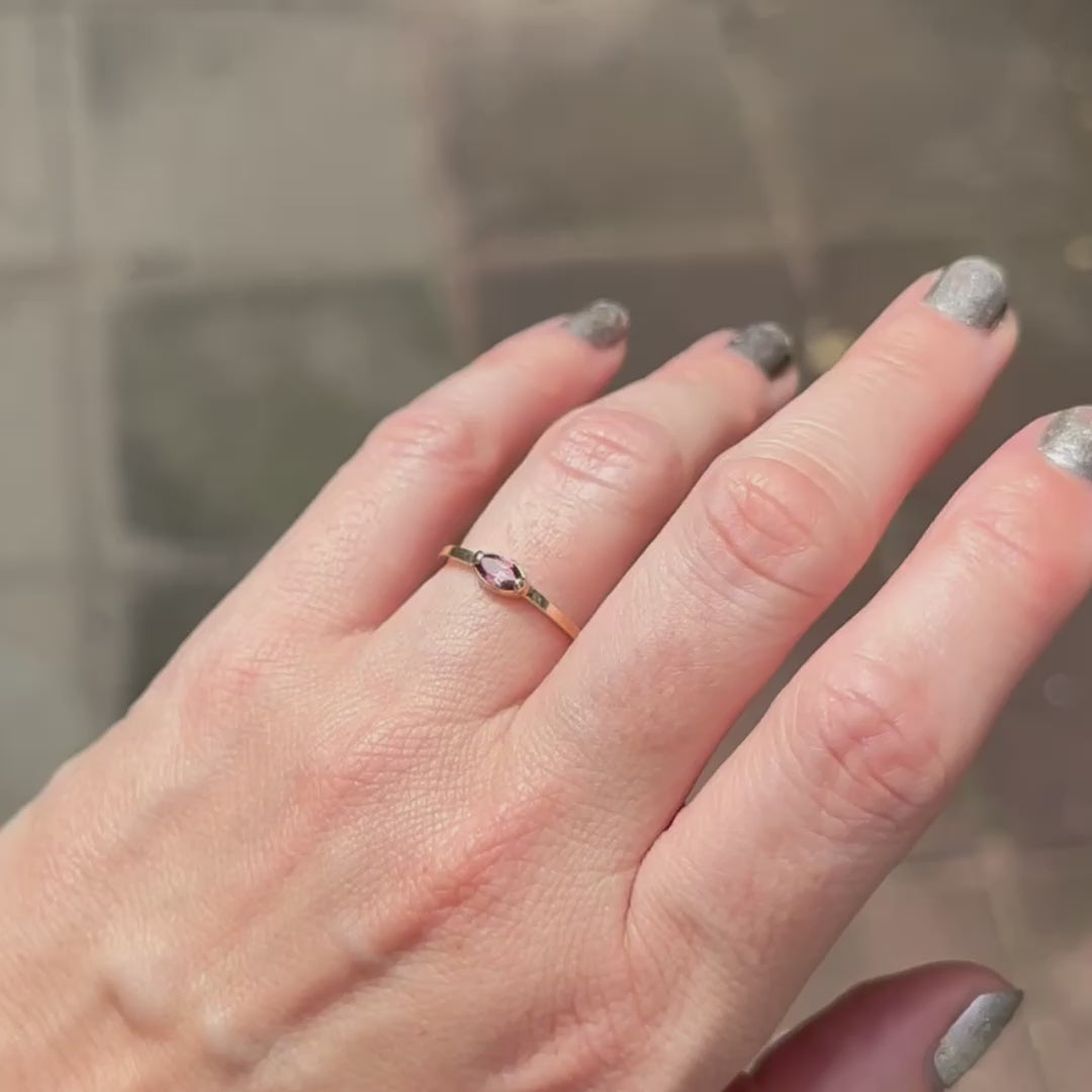 Garnet Marquise Ring