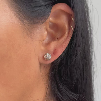 Large Diamond Uni Studs