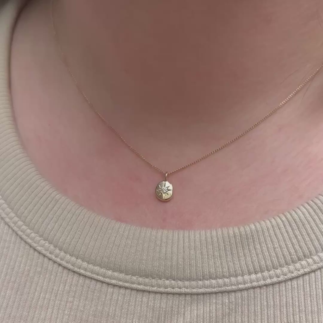 Estrella Diamond Star Necklace