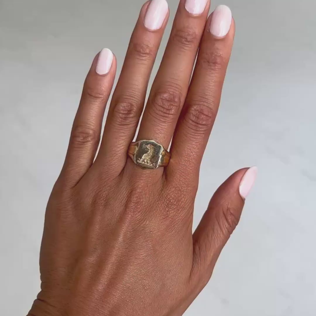 Griffin Signet Ring