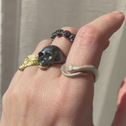 Sterling Silver Serpent Ring