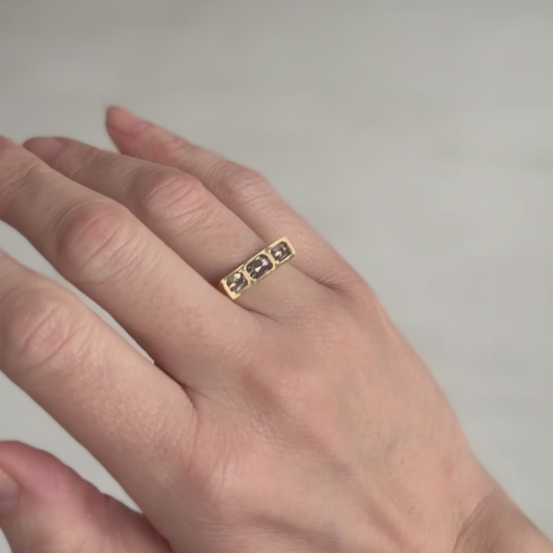 Flat Dunes Guardian Bar Ring