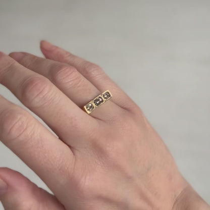 Flat Dunes Guardian Bar Ring