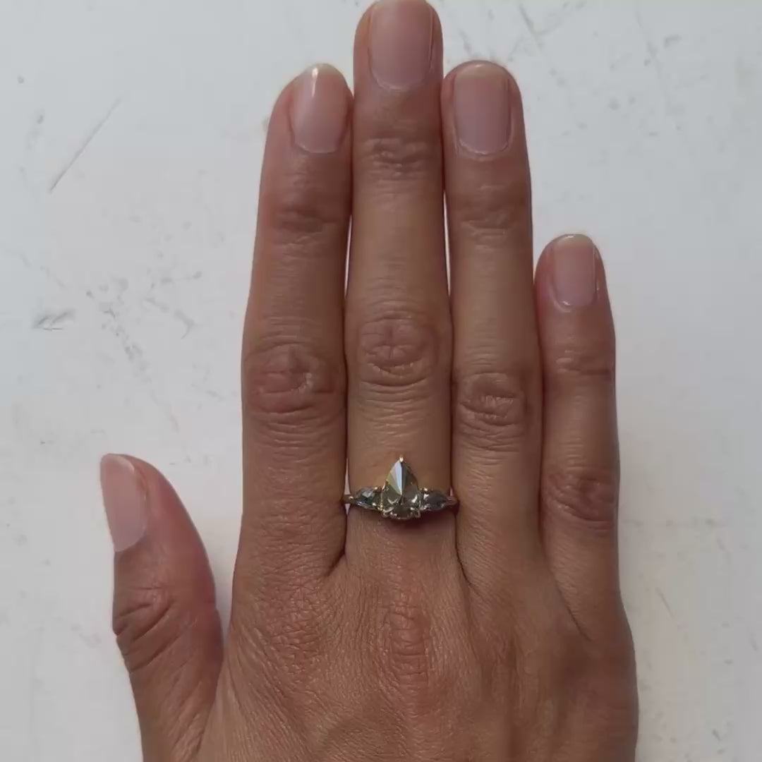 Speckled Twilight Diamond Ring