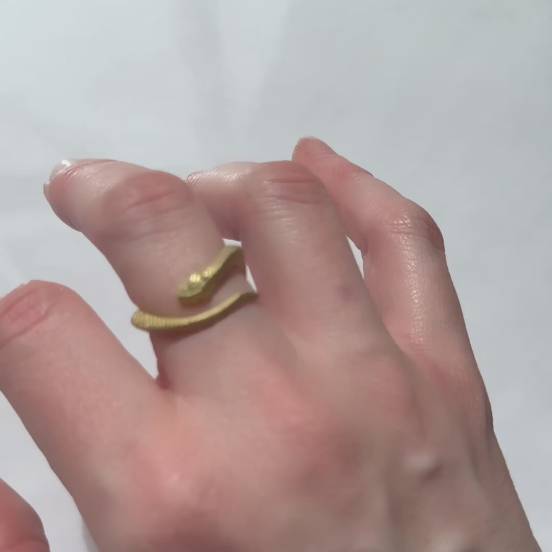 Gold Serpent Ring