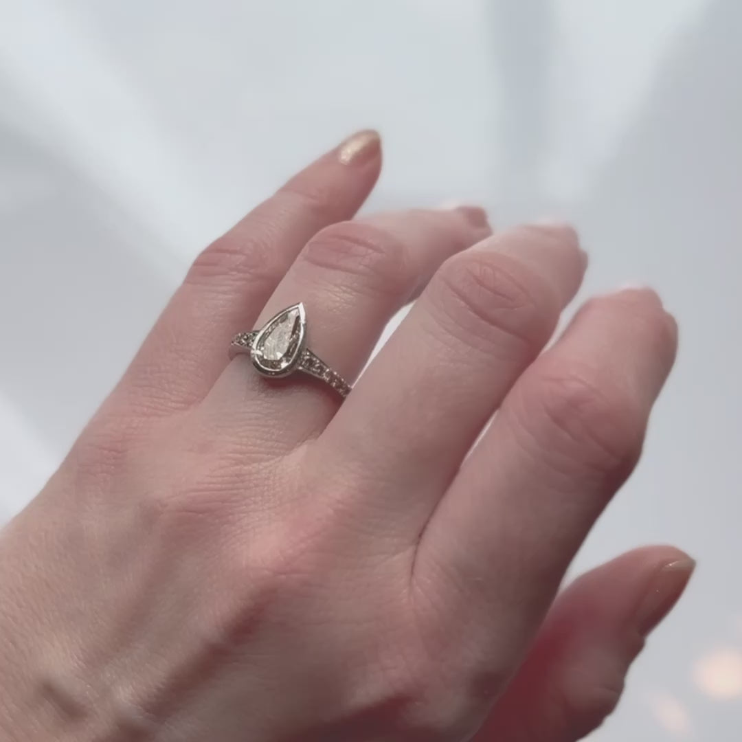 Champagne Storm Diamond Ring