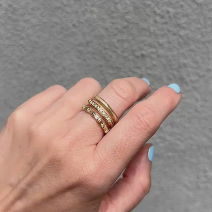 Gracia Champagne Diamond Ring