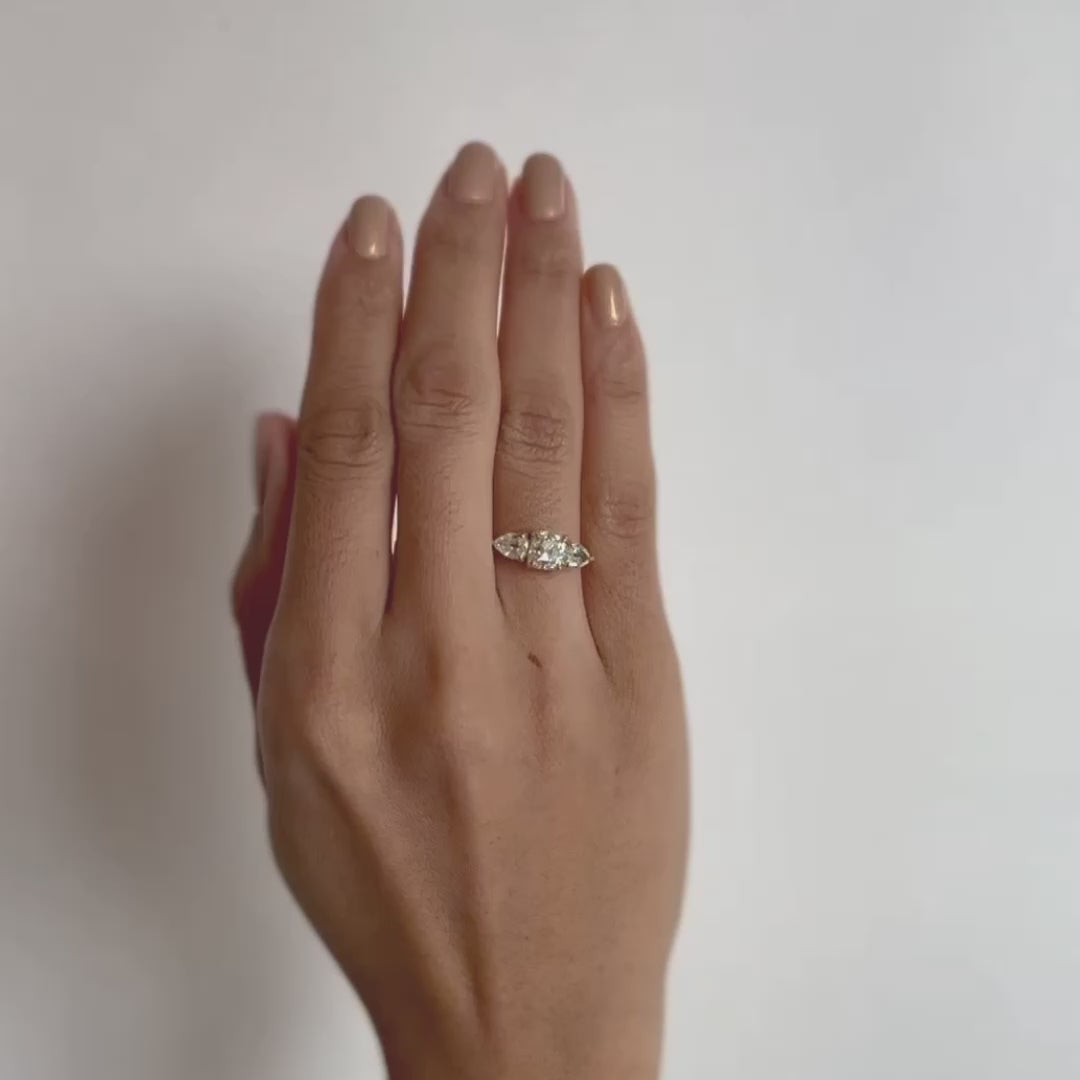 Bright Trinity Diamond Ring