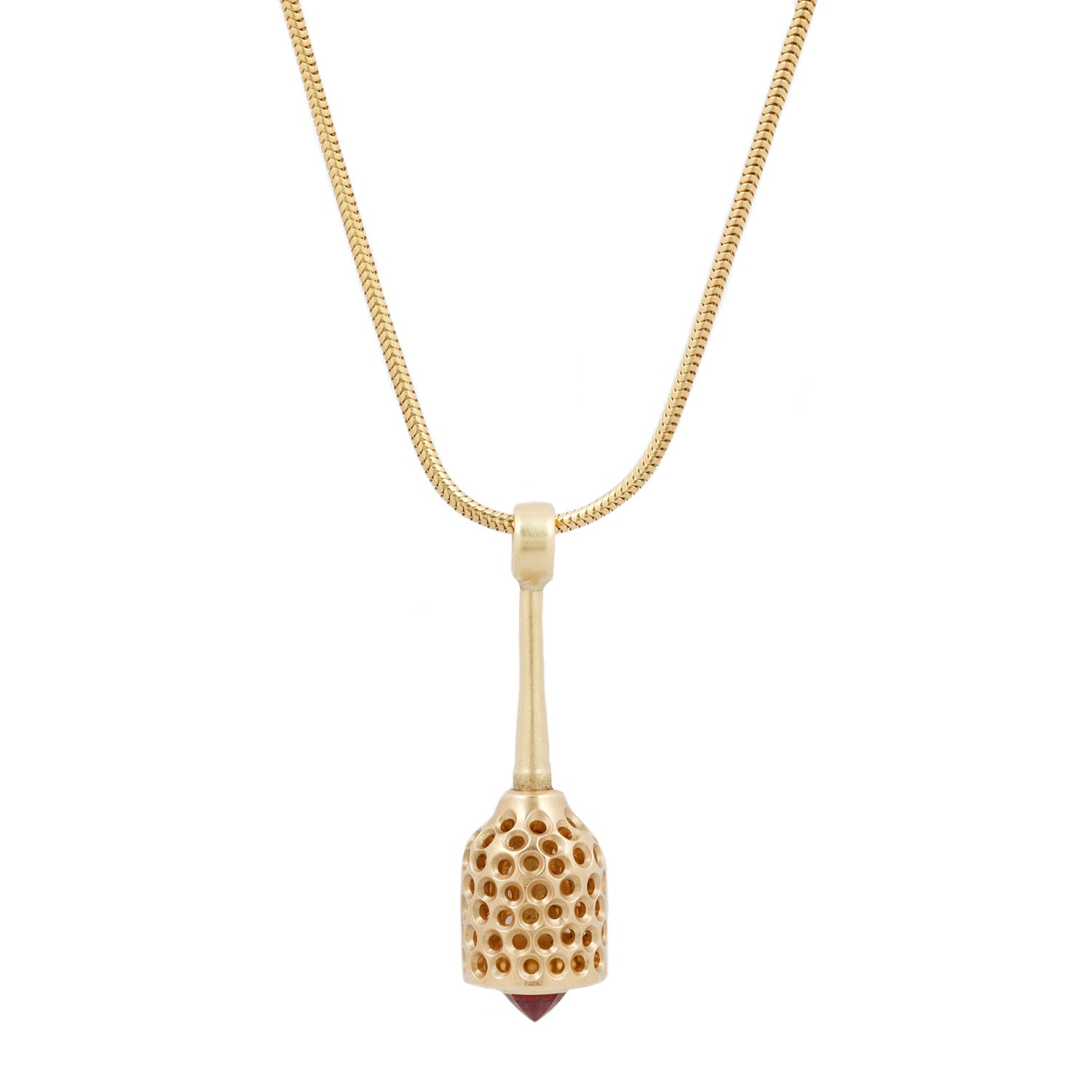 Ruby Pod Necklace