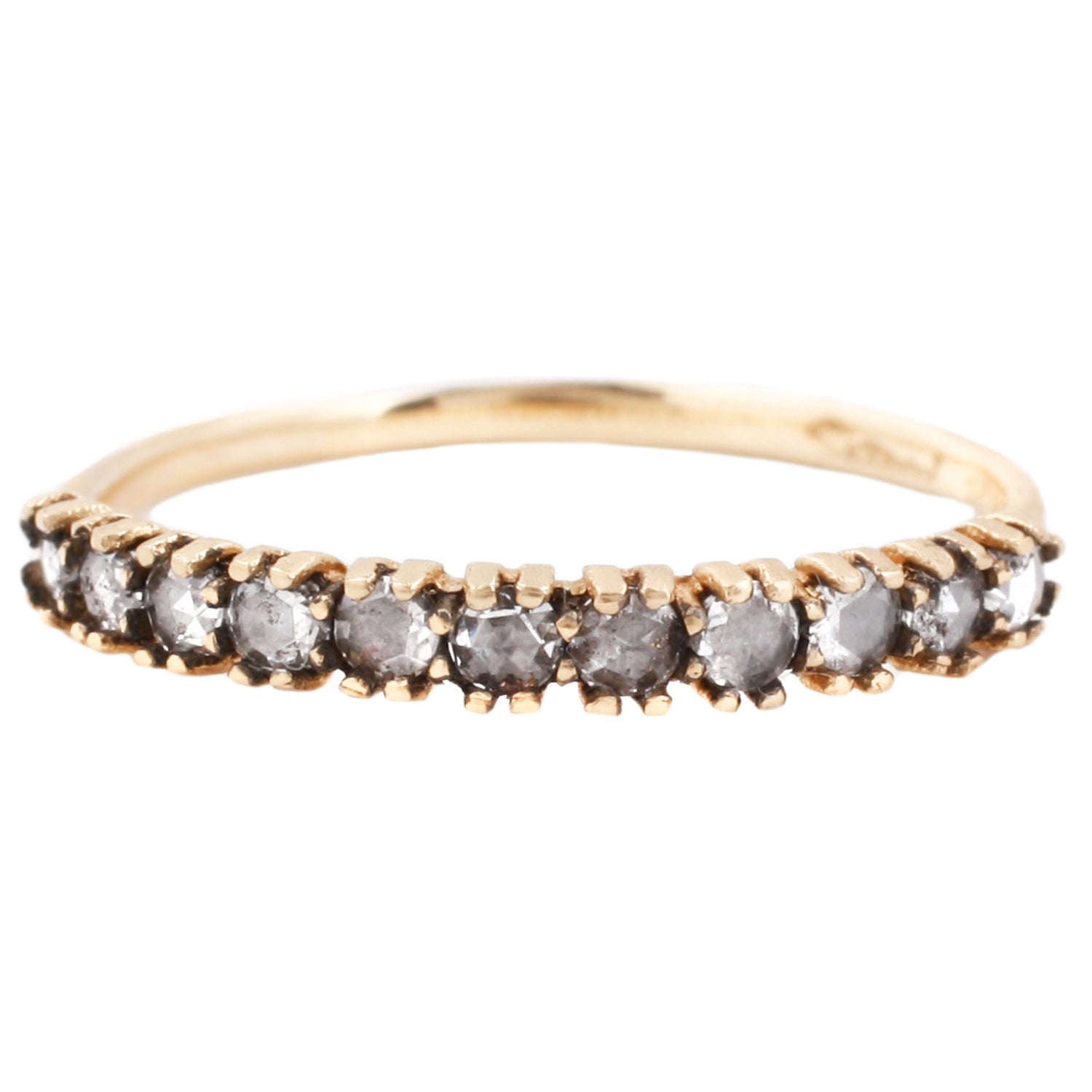 Half Eternity Antiquey Diamond Ring