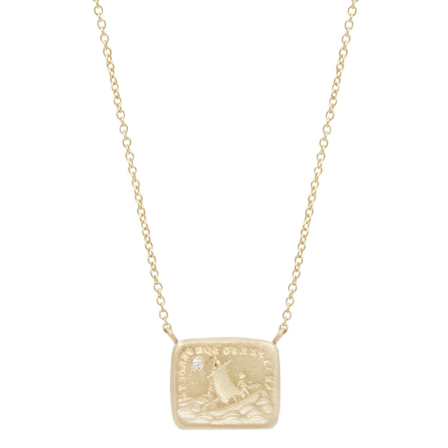 Makiko Wakita Cupid's Ship Diamond Necklace