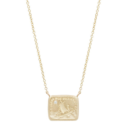 Makiko Wakita Cupid's Ship Diamond Necklace