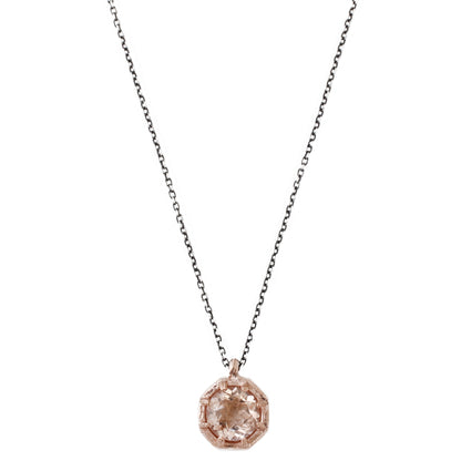 Lauren Wolf Morganite Necklace on white backdrop