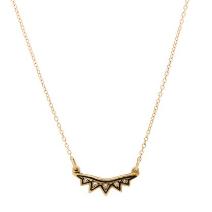 Diamond Sunburst Necklace