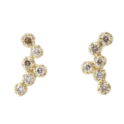 Hydra Brown Diamond Studs