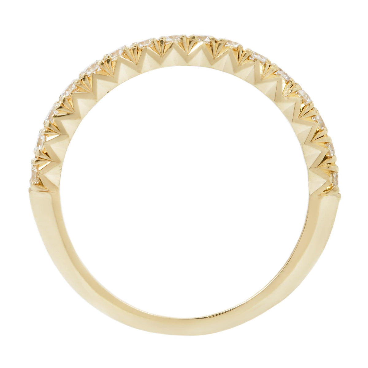 French Set Diamond Half Eternity